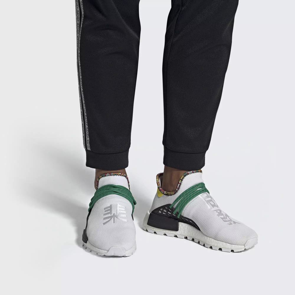 Adidas PW SOLAR HU NMD Tenis Blancos Para Hombre (MX-69606)